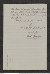 Nachlass Franz Steindachner, Brief und Beilage (Preisliste) von Gustav Schneider (senior) an Franz Steindachner (19.02.1881), Inv.Nr. 461.23, Seite 6